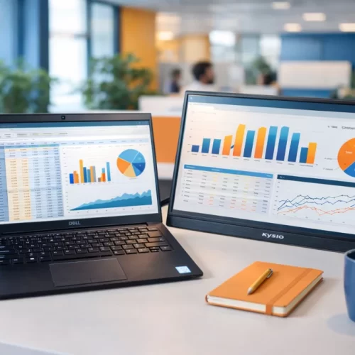 Elevate your productivity with the Keyto Single Portable Screens, your ultimate solution for seamless multitasking on the go.